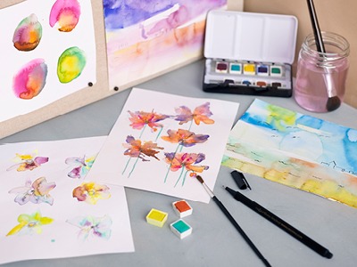 Techniques with watercolour