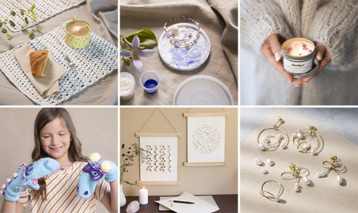 Collagebild mit Inspirationsbildern unserer neuen Trends