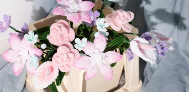 Chenilleblüten