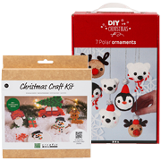 DIY-Sets mit Weihnachtsdekoration