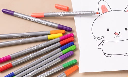 Colortime-Marker auf dem Tisch