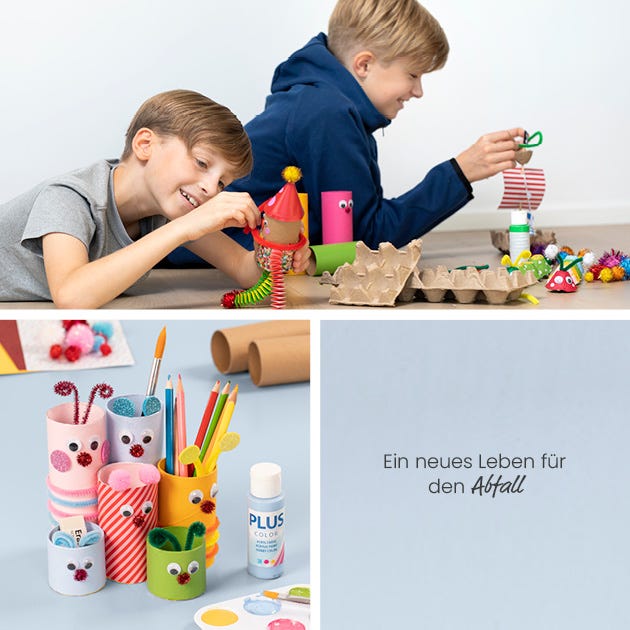 Collagenbild – Inspiration dafür, wo Abfall neues Leben erhält