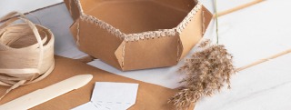 DIY mit Leder-Imitat-Papier