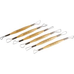 Ton-Schlingen, scharfe Kanten, L 20 cm, 6 Stk/ 1 Pck