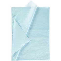 Seidenpapier, Blatt 50x70 cm, 17 g, Hellblau, 10 Bl./ 1 Pck