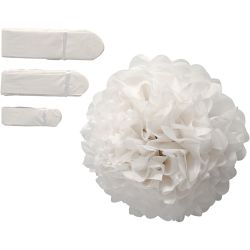 Seidenpapier-Pompons