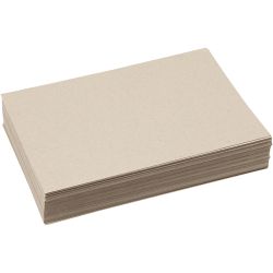 Recycling-Karton, A4, Blatt 210x297 mm, 225 g, Graubraun, 125 Bl./ 1 Pck