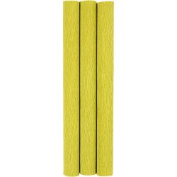 Krepppapier, Blatt 25x60 cm, Kreppanteil: 180%, 105 g, Hellgrün, 3 Bl./ 1 Pck