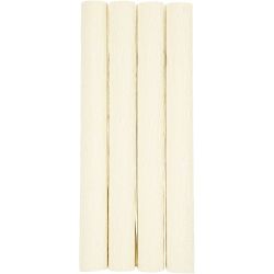 Krepppapier, Blatt 25x60 cm, Kreppanteil: 180%, 105 g, Creme, 4 Bl./ 1 Pck