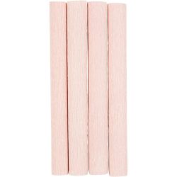 Krepppapier, Blatt 25x60 cm, Kreppanteil: 180%, 105 g, Rosa mattiert, 4 Bl./ 1 Pck