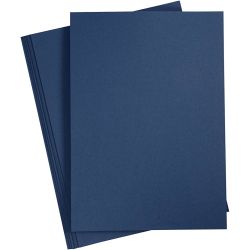 Karton, A4, Blatt 210x297 mm, 220 g, Blau, 10 Stk/ 1 Pck