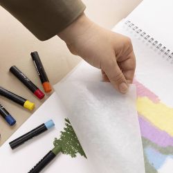 Ölpastellfarben-Pad