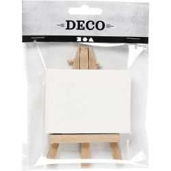 Mini-Leinwand mit Staffelei