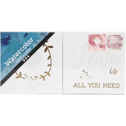 Leinwand - bedruckt mitt Goldmotiven