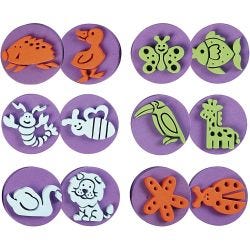 Moosgummi-Stempel