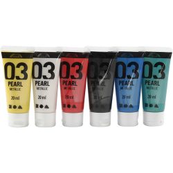 Acrylfarbe Metallic