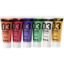 Acrylfarbe Metallic