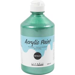 Acrylfarbe Metallic