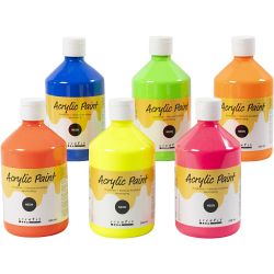 Acrylfarbe Neon