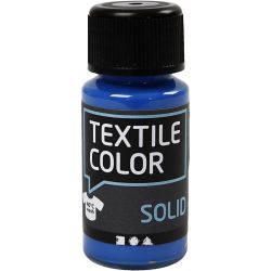 Stoffmalfarbe, Deckend, Brillantblau, 50 ml/ 1 Fl.