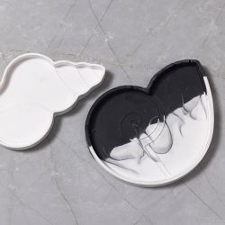 Silikonform, Schneckenmuschel, H 0,6 cm, L 12 cm, B 8-9 cm, 2 Stk/ 1 Pck