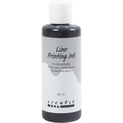 Linoldruckfarbe, Schwarz, 85 ml/ 1 Fl.