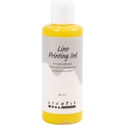 Linoldruckfarbe, Gelb, 85 ml/ 1 Fl.