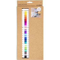 Kreativ Multi Marker , Strichstärke 4 mm, Sortierte Farben, 24 Stk/ 1 Pck