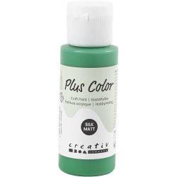 Plus Color Bastelfarbe, Brillantgrün, 60 ml/ 1 Fl.
