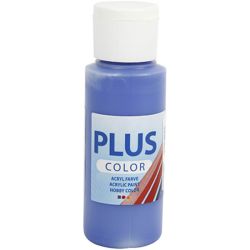 Plus Color Bastelfarbe, Ultramarinblau, 60 ml/ 1 Fl.