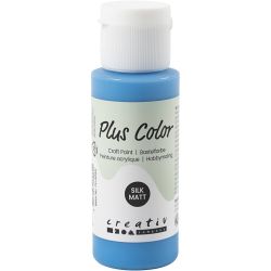 Plus Color Bastelfarbe, Primärblau, 60 ml/ 1 Fl.