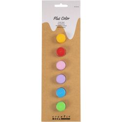 Hobbyfarbe Plus Color, Sort. Farben, 6x5 ml/ 1 Pck