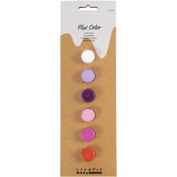 Hobbyfarbe Plus Color, Harmonie in Lila-Pink, 6x5 ml/ 1 Pck
