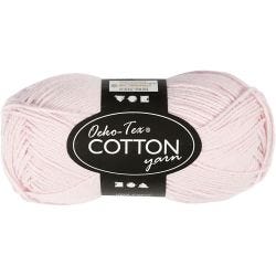 Baumwollgarn, Nr. 8/4, L 170 M, Staubrosé, 50 g/ 1 Knäuel