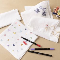 Stoffservietten, Gr&ouml;&szlig;e 42x42 cm, 145 g, Wei&szlig;, 4 Stk/ 1 Pck