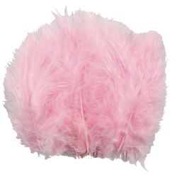 Daunen, Größe 5-12 cm, Rosa, 15 Stk/ 1 Pck