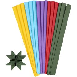 Papierstreifen für Sterne