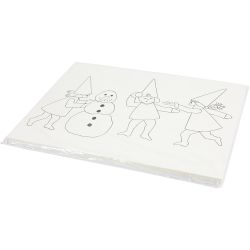 Adventkalender mit Wichtelmännern bei der Schneeballschlacht