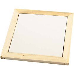 Untersetzer mit Holzrahmen