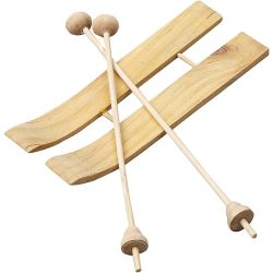 Ski mit Stöcken