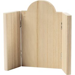 Holz-Triptichon