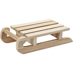 Holzschlitten