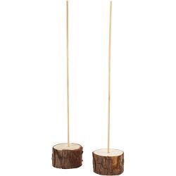 Holzfüße mit Stab
