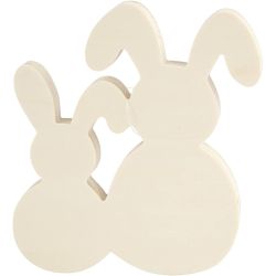 Hasen, 17 cm, 16 cm, 2 cm, 1 Set