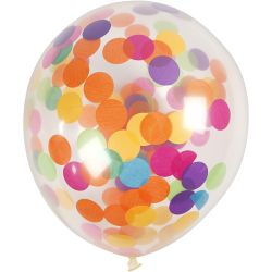 Ballons mit Konfetti