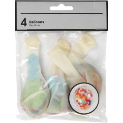 Ballons mit Konfetti