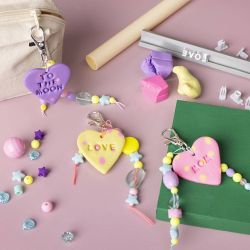 Kunststoffperlen, D 5-35 mm, Lochgr&ouml;&szlig;e 1-8 mm, ca. 900 Stk, Sortierte Farben, 700 ml/ 1 Dose