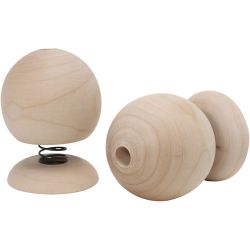 Bouncing-Figur aus Holz
