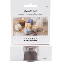 Kerzenfarbe, Dunkelrot, 5 g/ 1 Pck