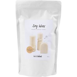 Sojawachs, Für freistehende Kerzen, Creme, 500 g/ 1 Pck
